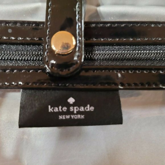 Kate Spade Travel Cosmetic Tioletries Makeup  Zip - Picture 11 of 11